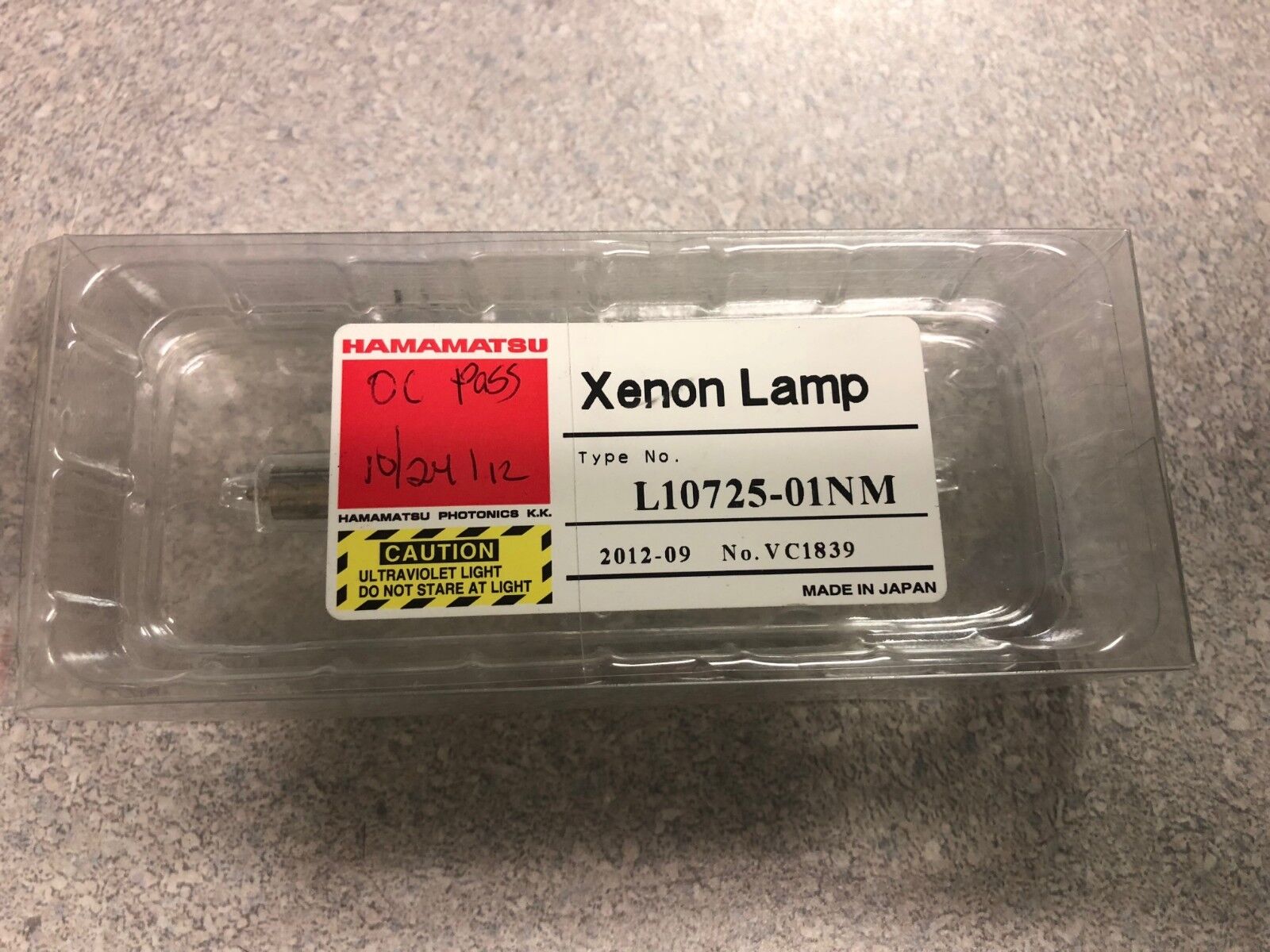 Hamamatsu L10725-01NM Xenon Arc Lamp | eBay Hamamatsu L10725-01NM Xenon Arc Lamp | eBay