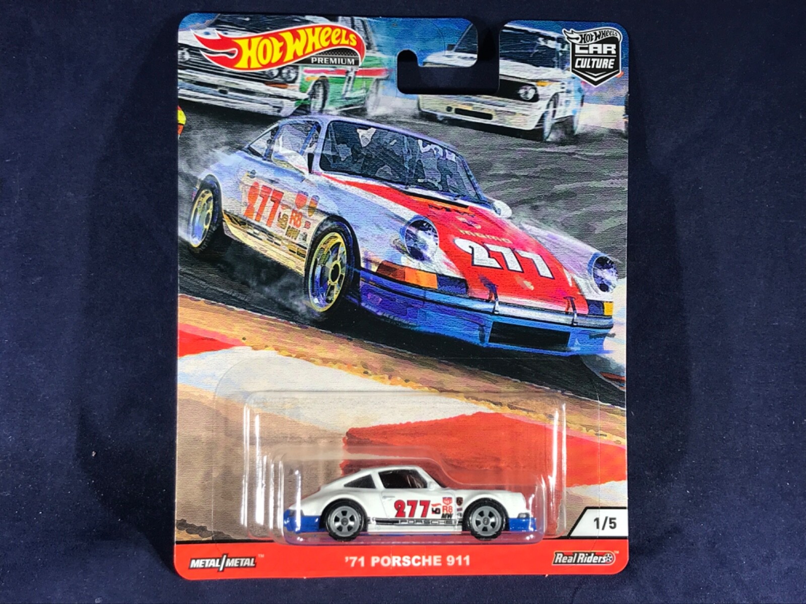 ミニカー Hot Wheels Real Riders Movie Series D4-31 HOT WHEELS REAL RIDERS - METAL/METAL - '71 PORSCHE 911