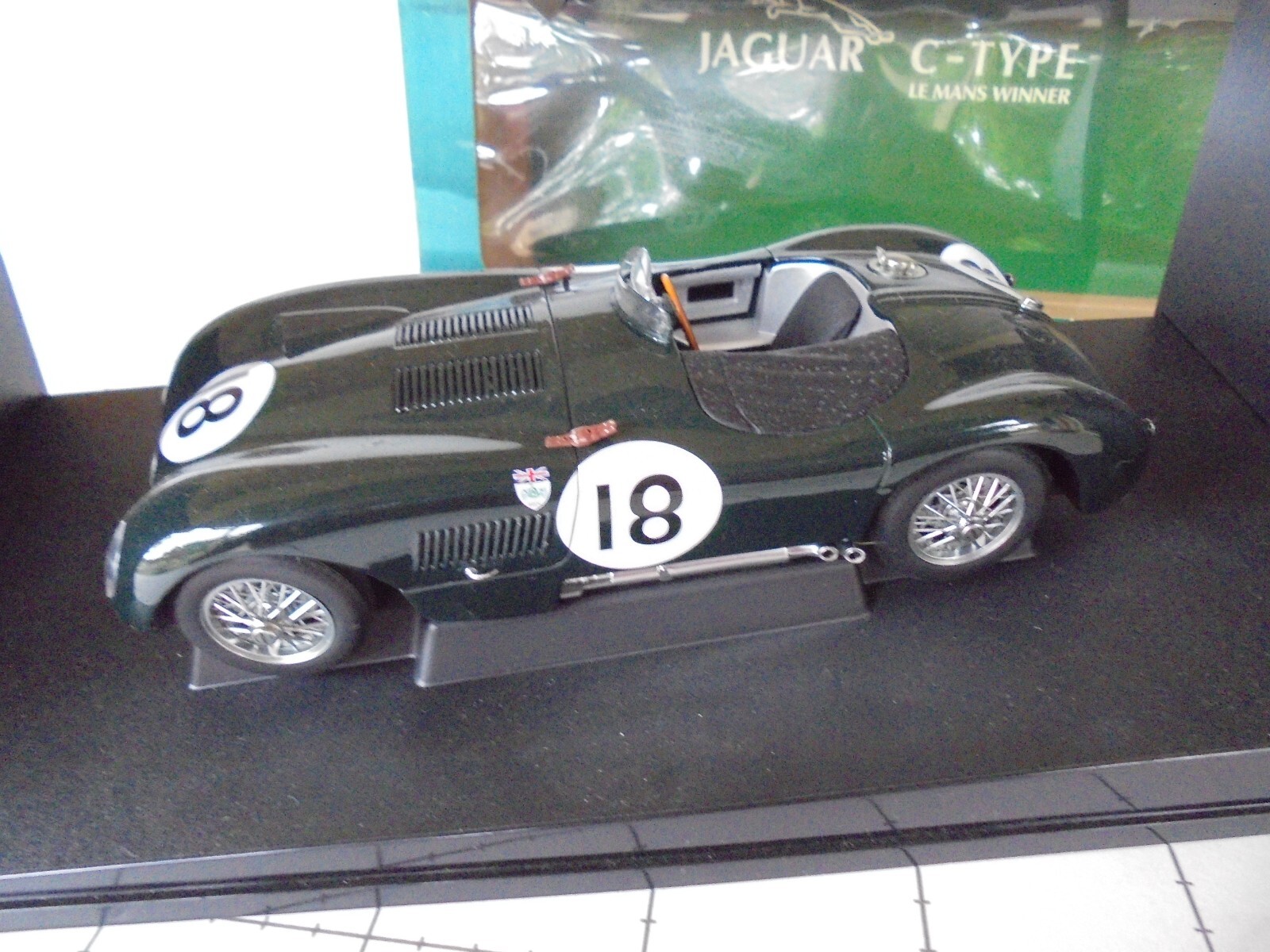 自動車 AUTOart Jaguar C-Type Le Mans Winner Autoart 1 18th Scale Jaguar C Type Le Mans Winner 1953 Rolt