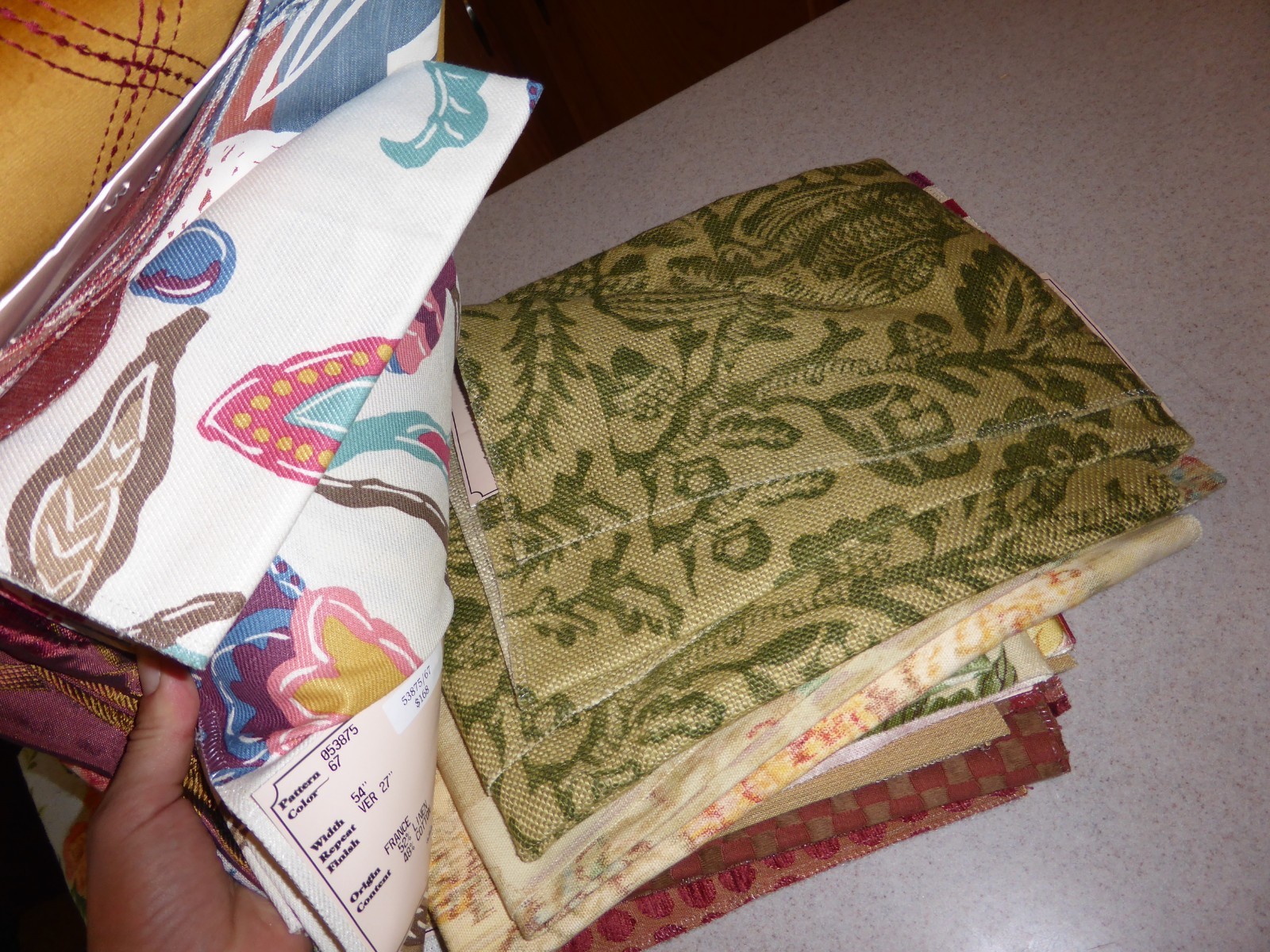 Designer Fabric Sample Huge Lot France England India Silk Cotton Linen NEW 26x26