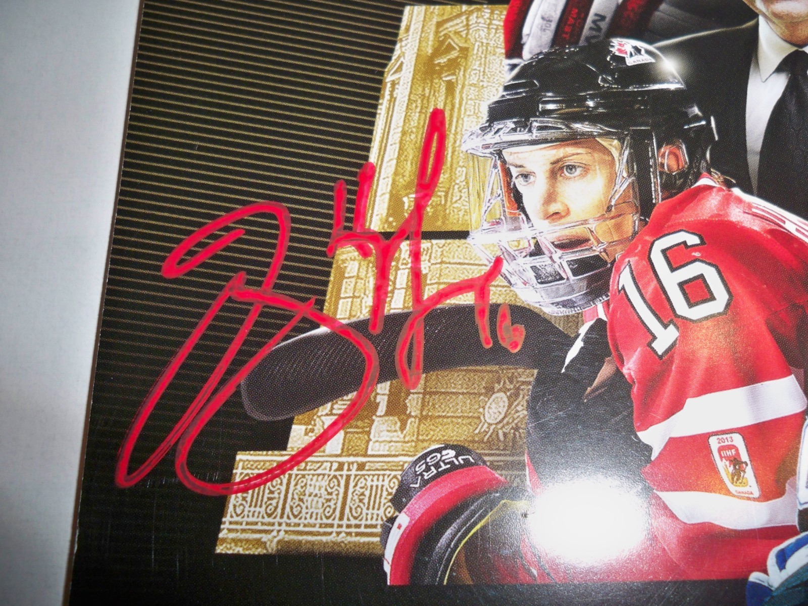2018 Hockey Hall of Fame Calander Signed by Gary Bettman and Jayna Hefford