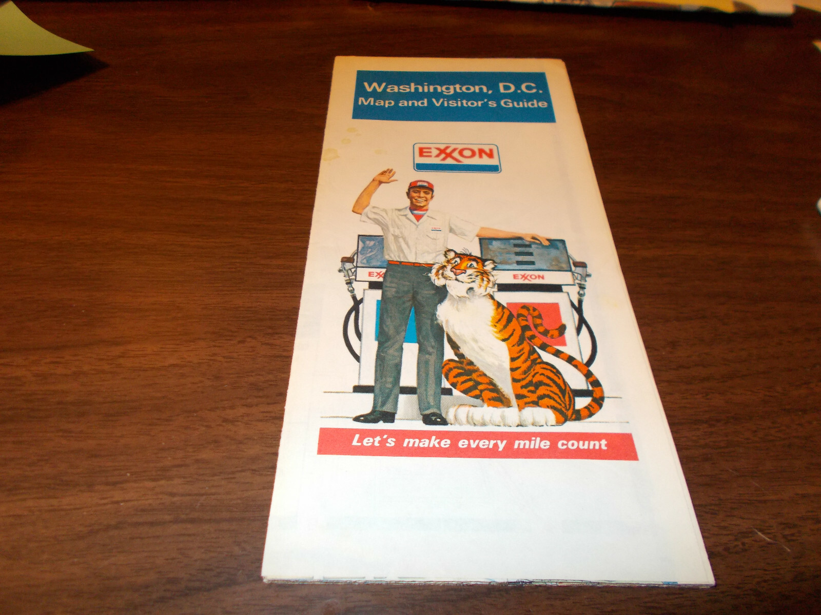 1979 Exxon Washington, DC Vintage Road Map | eBay