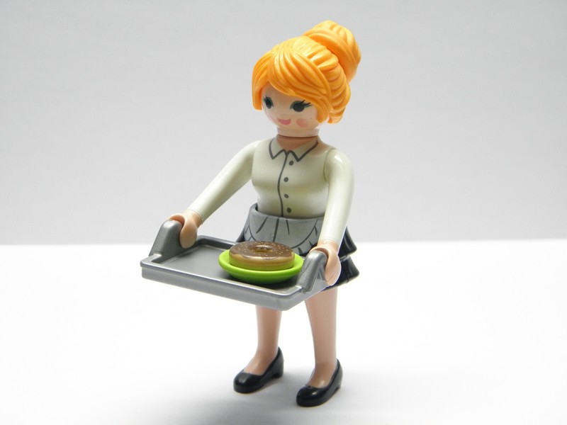 Playmobil 6841 Figures Series 10 Waitress Camarera Serveuse