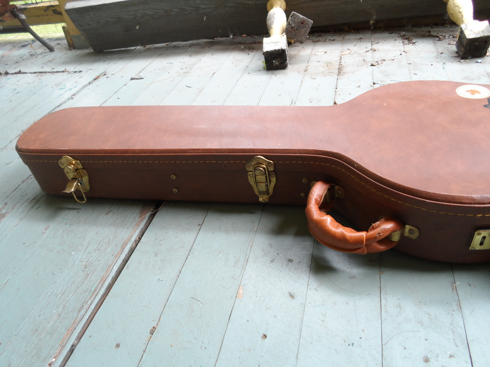 Vintage Gibson SG Brown Pink Inner Guitar Case