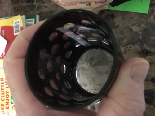 Gorgeous Coin Dot Amethyst 4 Inch Juice Glass PERFECT CONDITION