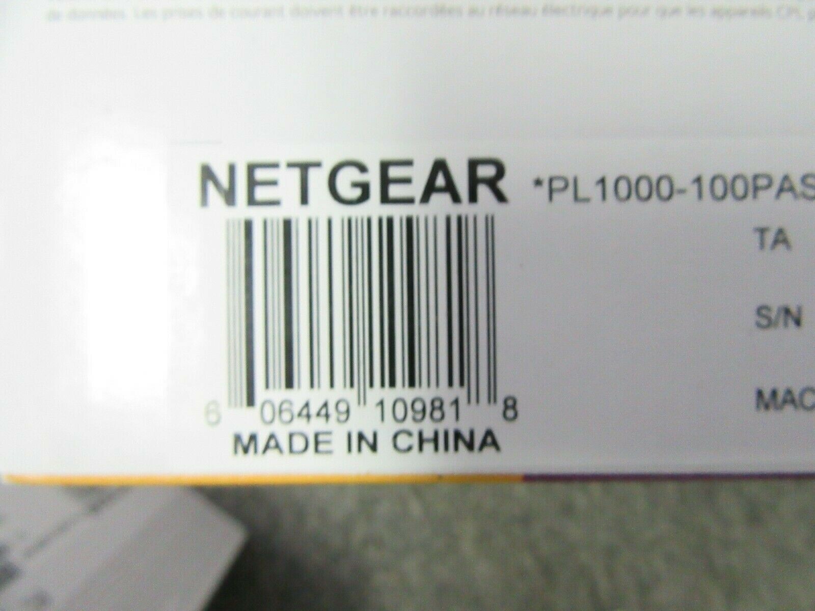 Netgear Powerline 1000 Mbps PL1000 Ethernet Extender