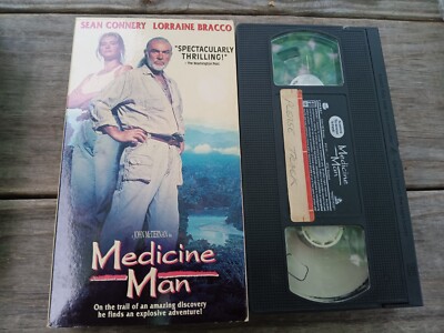 Medicine Man (VHS, 1992) Sean Connery Lorraine Bracco