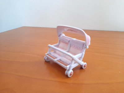 Sylvanian families double clearance pushchair