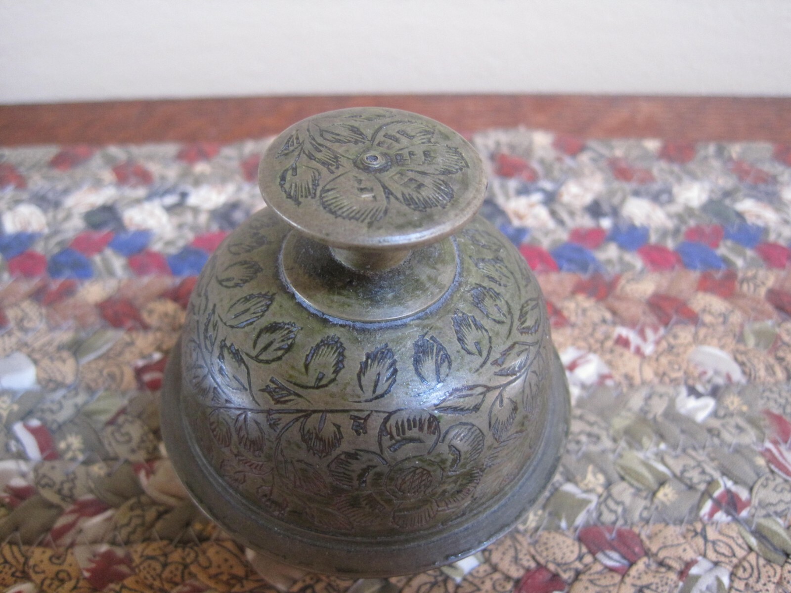 Vintage INDIA Brass SARNA Claw BELL 3