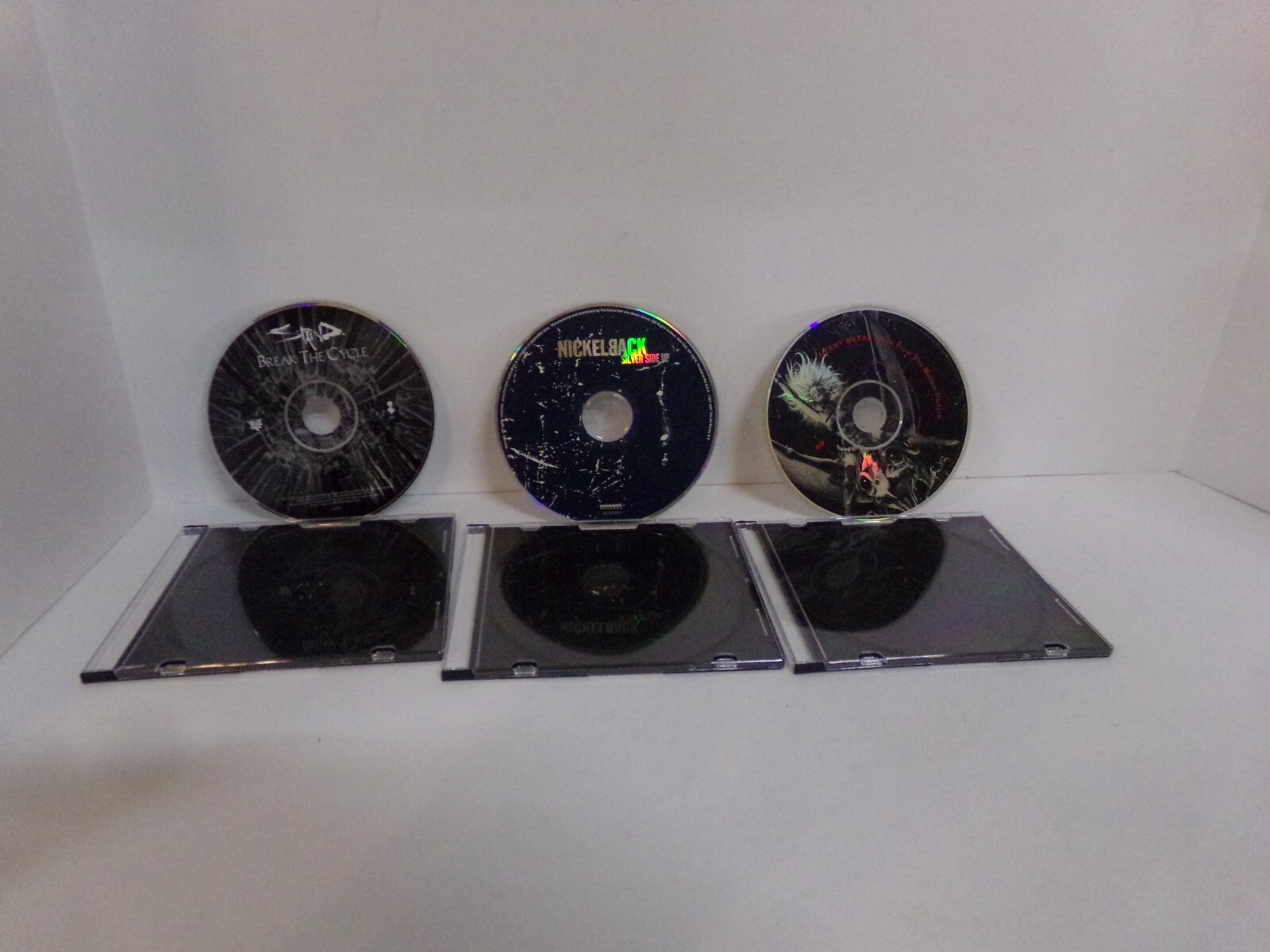 Set 3 CD's HEAVY METAL Nickleback2001, Straind 2001, From