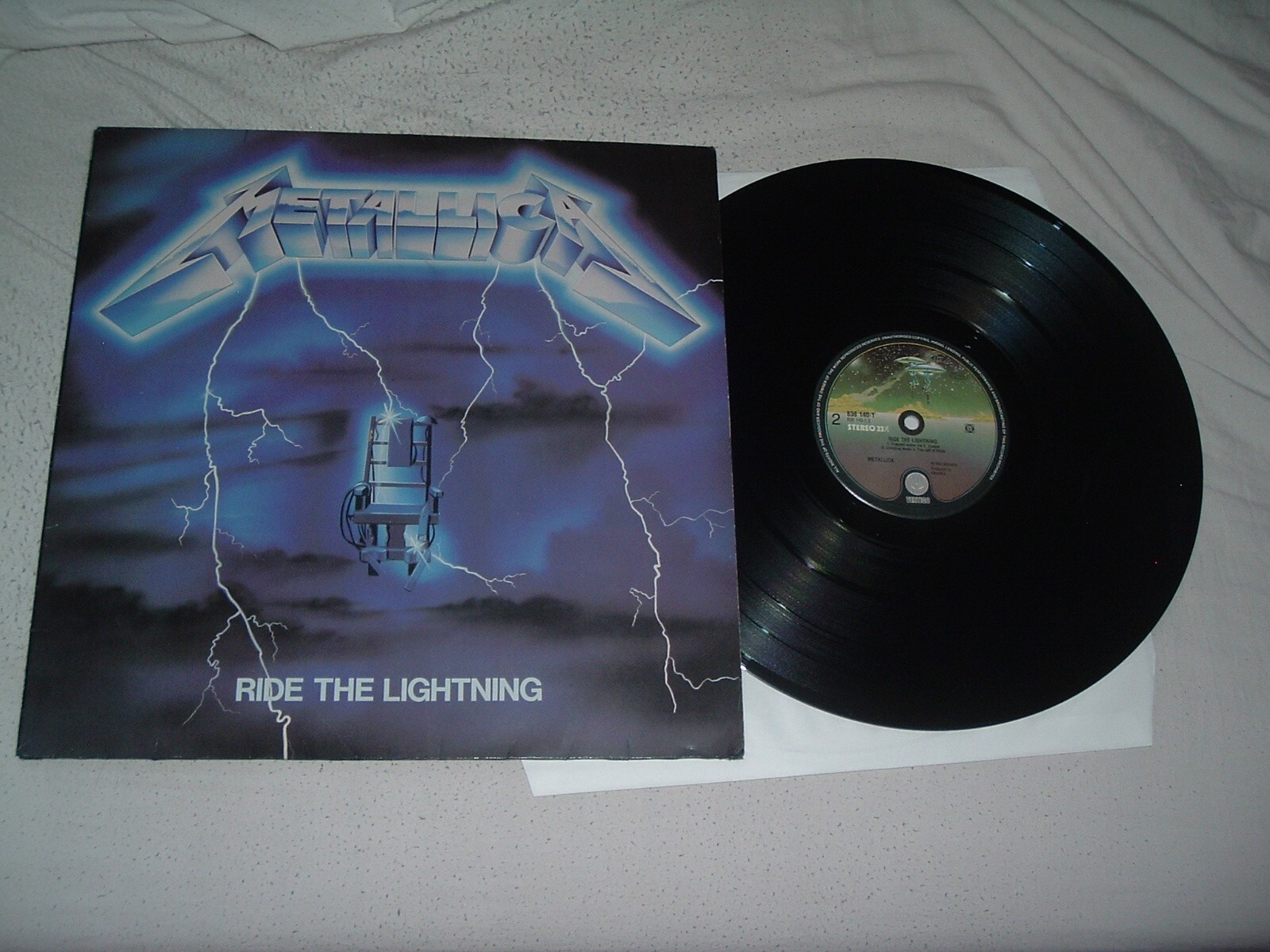 ［希少］メタリカ　Ride The Lightning LPレコード　ロック Metallica – Ride The Lightning – Vinyl (LP, Album, Reissue