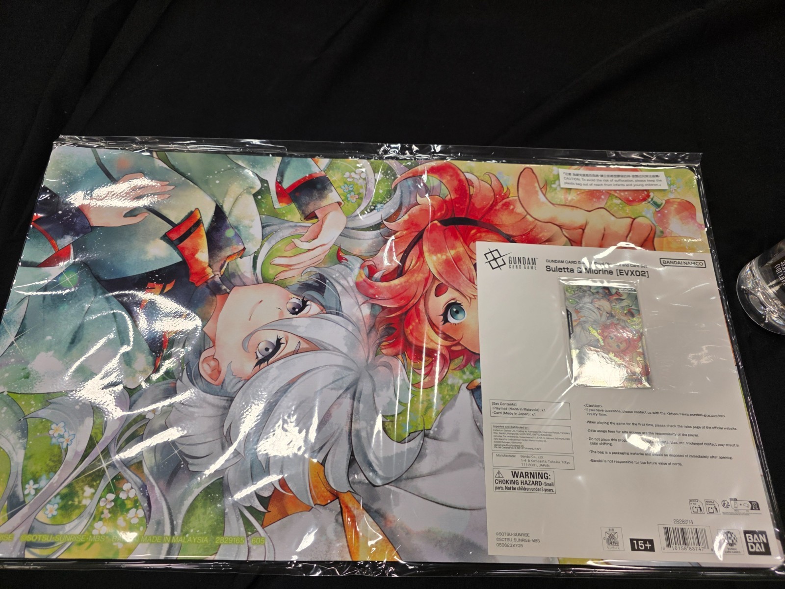 h*k様 ガンダムカードゲーム　プレイマット　スレッタ&ミオリネ[EVX02] Official Playmat and Card Set Suletta & Miorine [EVX02