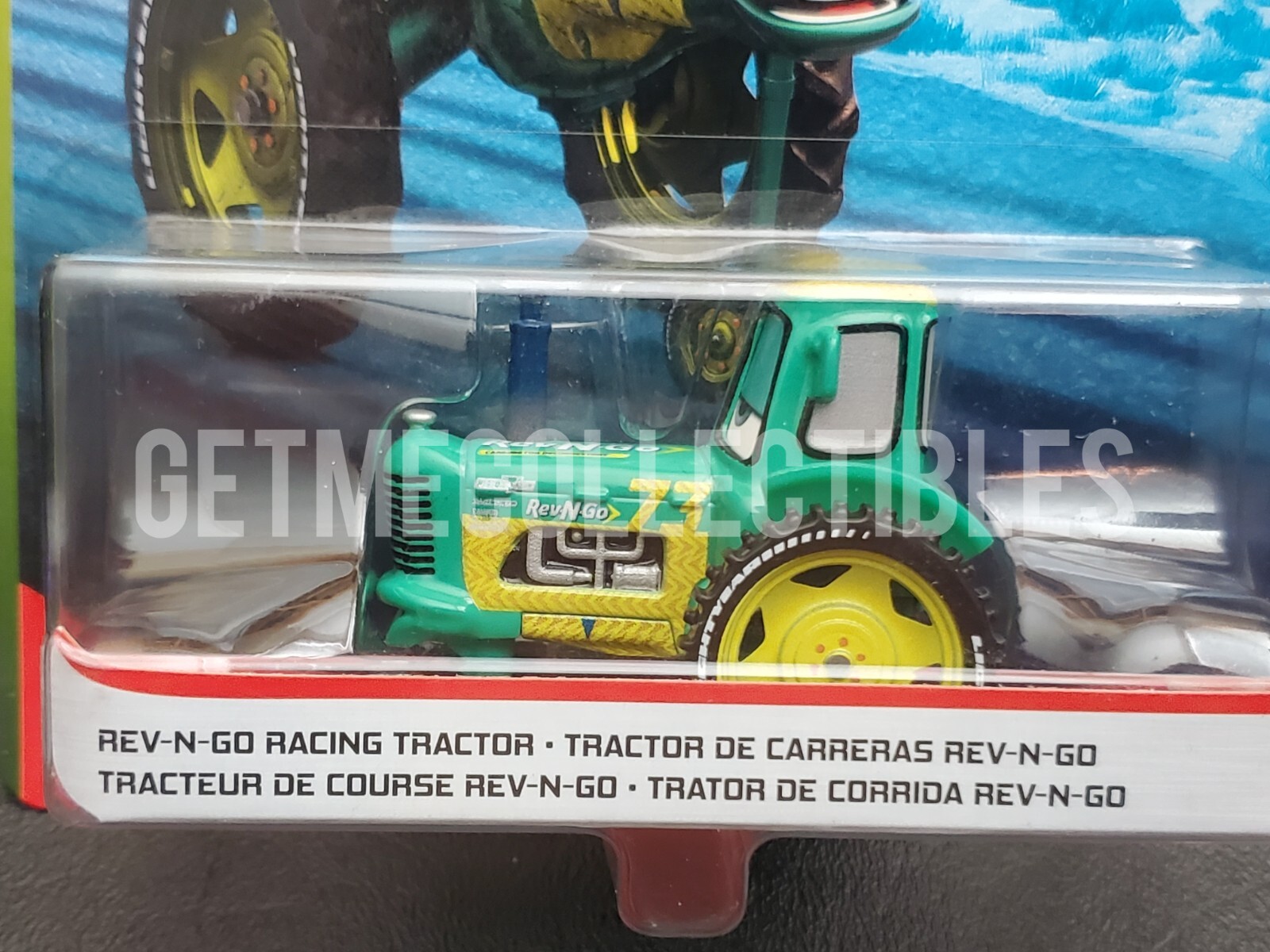 カーズ マテル REV-N-GO RACING TRACTOR ミニカー Disney Pixar Cars Rev N Go Tractor Die-Cast Vehicle 1:55