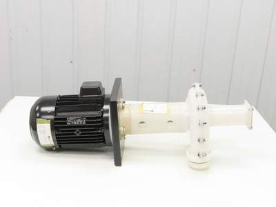 Daetwyler PVDF Acid Chemical Pump Centrifugal Suction 2.5x3'' MPT 2.6kw 460V 3PH