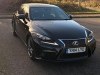 2014 Lexus IS 300h F-Sport 4dr CVT Auto SALOON PETROL/ELECTRIC Automatic