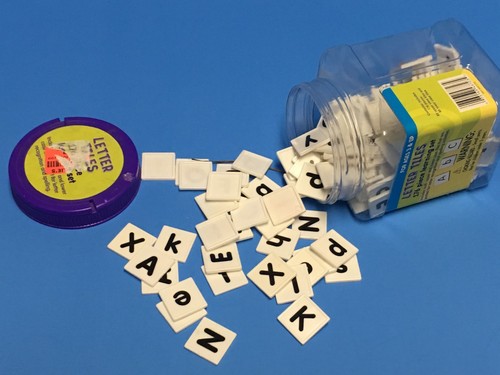 Reading Manipulatives:  Letter Tiles