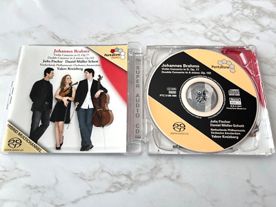 Brahms, Fischer, Muller-Schott, Kreizberg Violin Concerto CD SACD Hybrid Gold