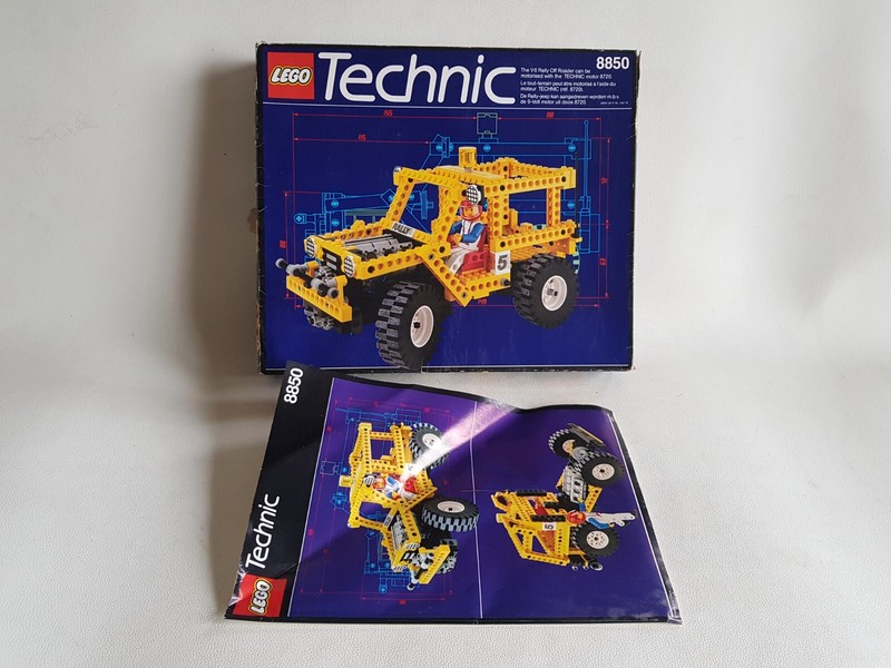 Box&Instructions For Lego Technic 8850 Rally Support Truck V-8 Rally Oil Roader