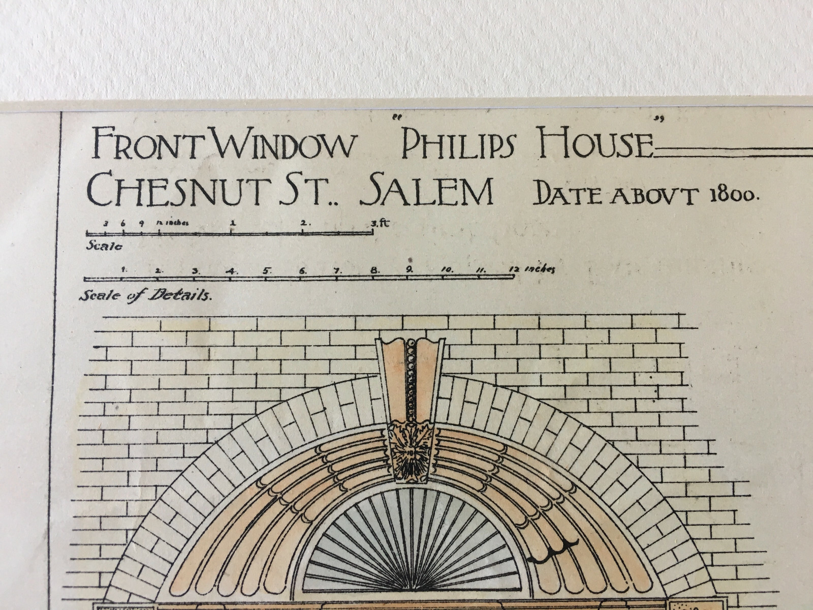 Philips House, Chestnut St, Salem, MA, 1886, Original Hand Colored