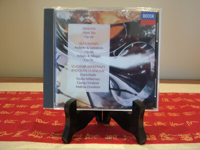 Brahms Horn Trio Op. 40, Schumann Op. 46 & 70, Ashkenazy, SHM, Decca, Japan
