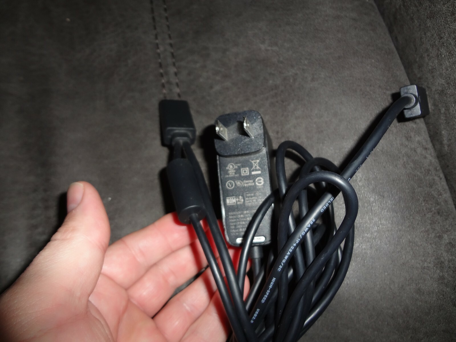 Microsoft Xbox 360 Kinect Connect Black Sensor Bar Model TESTED