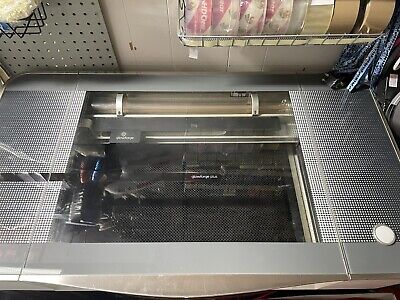 USED - Glowforge PLUS with Inline Fan and Window Vent And Lots Of Materials