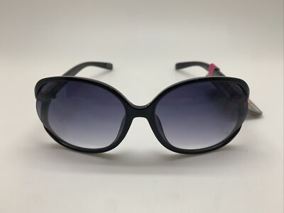 T163.5  Foster Grant JS 18 02 MCV TST Max Block Sunglasses 100% UVA/UVB Black