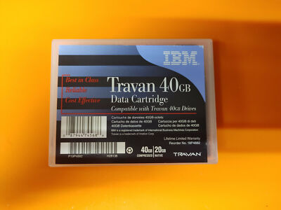 IBM 40GB TR7 Travan Data Tape Cartridge Factory Sealed TR-7 20/40GB P19P4882 