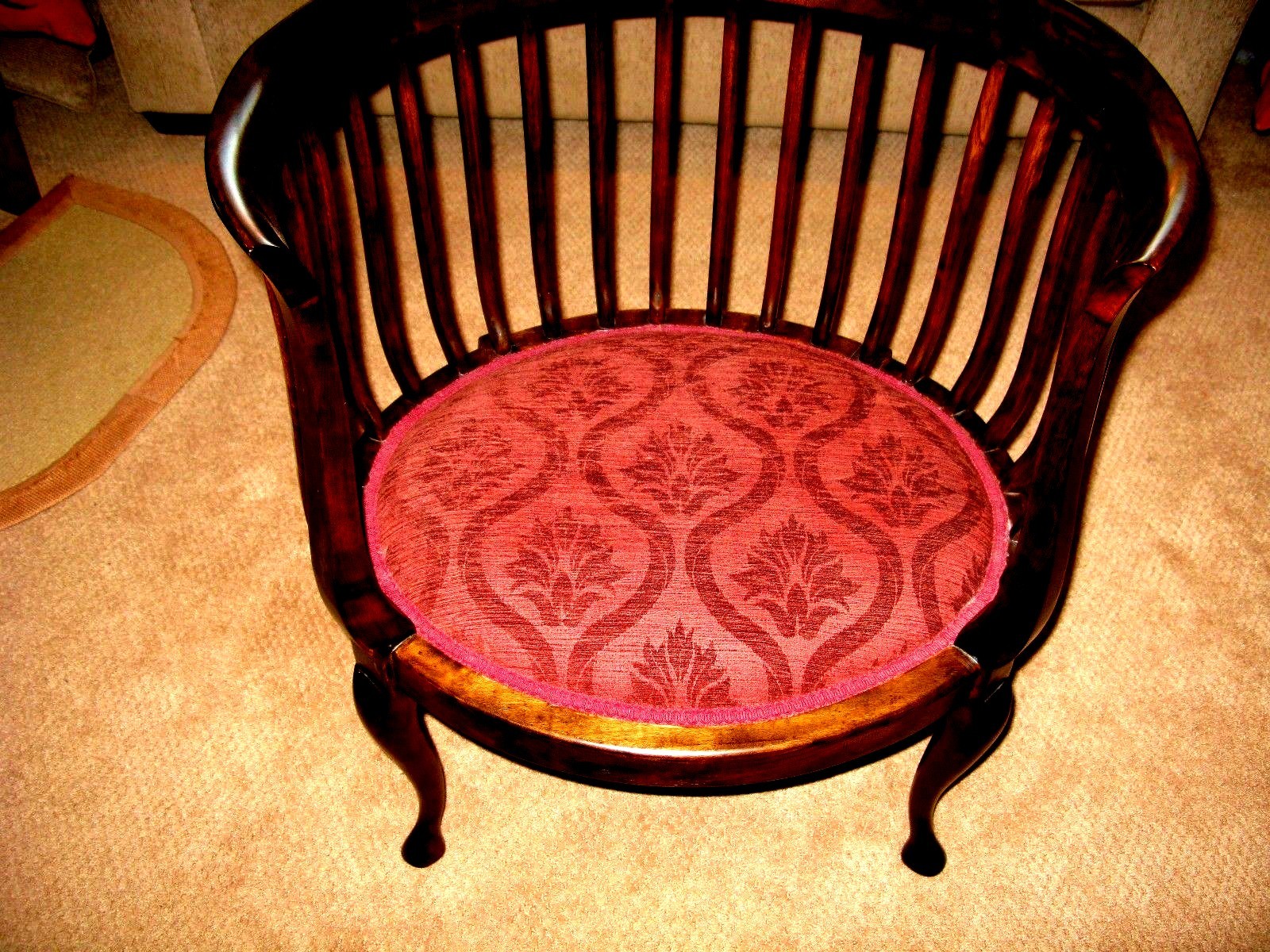 Victorian Corner Parlor Chair