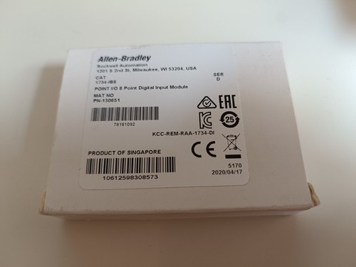 ALLEN BRADLEY  1734-IB8 , NEW!! FACTURA GARANTÍA INVOICE 