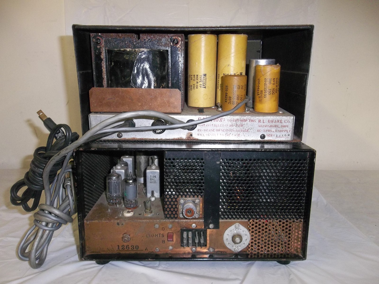 VINTAGE UNTESTED R.L. DRAKE TR-3 MS-4 SIDEBAND TRANSCEIVER SPEAKER
