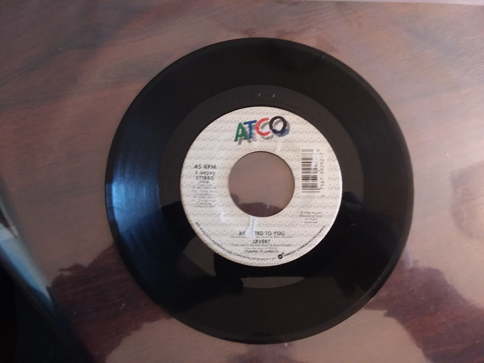 英7” Vagrants And When Its Over  456552 ATCO Records プロモ /00080 7