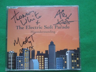 THE ELECTRIC SOFT PARADE - MISUNDERSTANDING - CD SINGLE MULTIPLE SIGNED