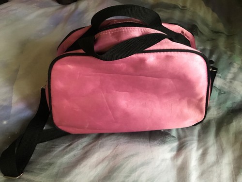 Pink Satin girls dance bag
