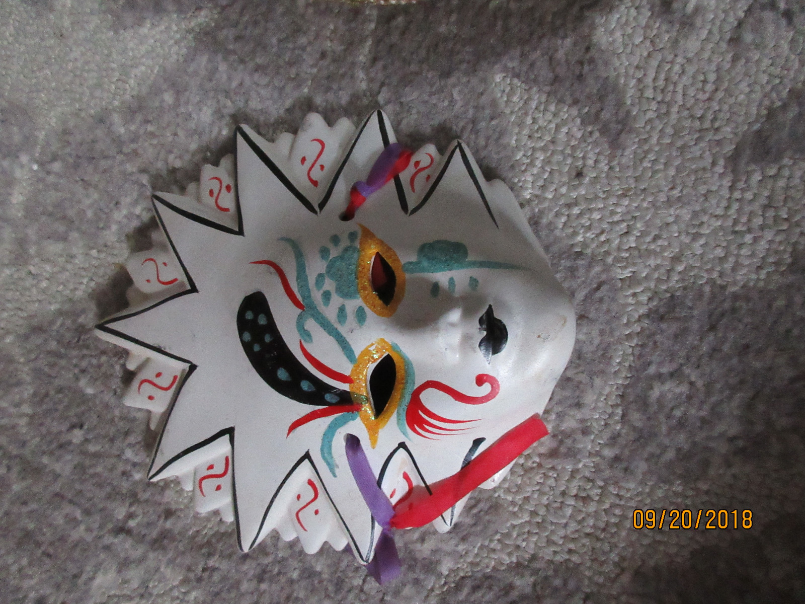 Lot Of 3 Ceramic/Porcelain Masks
