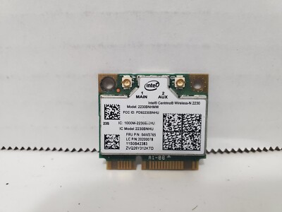 Lenovo 20200078 Intel Centrino Wireless-N 2230 2230BNHMW b/g/n BT 04W3765 TESTED