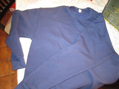 JERZEES Super Sweats Sweatshirt Pullover Nublend 50/50 NAVY/BLUE YOUTH MED NEW