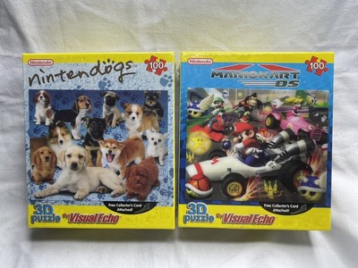 Nintendo Mario 3D Puzzle Visual Echo Mario Kart DS Nintendogs Video Game 100pc