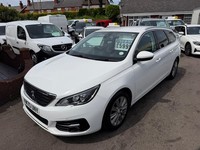 2020 70 PEUGEOT 308 SW 1.2 PURETECH 130 GPF ALLURE WHITE ESTATE PETROL EX POLICE