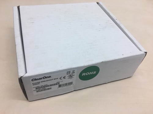 ClearOne Avaya Breakout Box 860-156-222L with Cables for Conference Phone