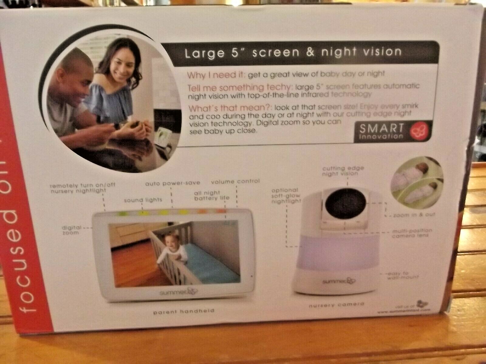 Summer Infant In View 2.0 Digital Color Video Baby Monitor - For Parts