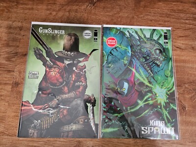 GUNSLINGER / KING SPAWN #1 Gamestop Exclusive Set McFarlane Image Comics 2021 
