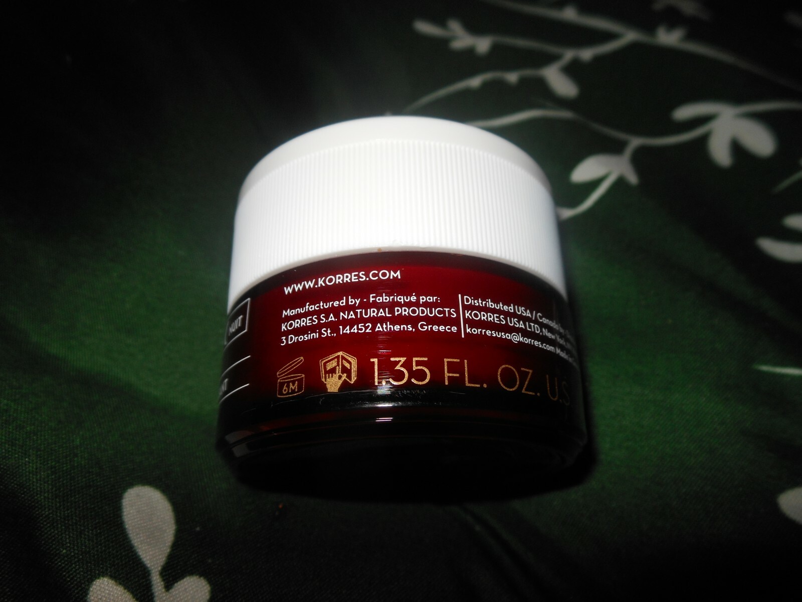 KORRES WILD ROSE NIGHT SLEEPING FACIAL 1.35 OZ VITAMIN C BRIGHTENING NIB