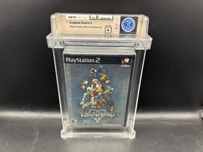 1st Print Foil Kingdom Hearts II PS2 WATA 9.4 A FACTORY SEALED MINT VGA