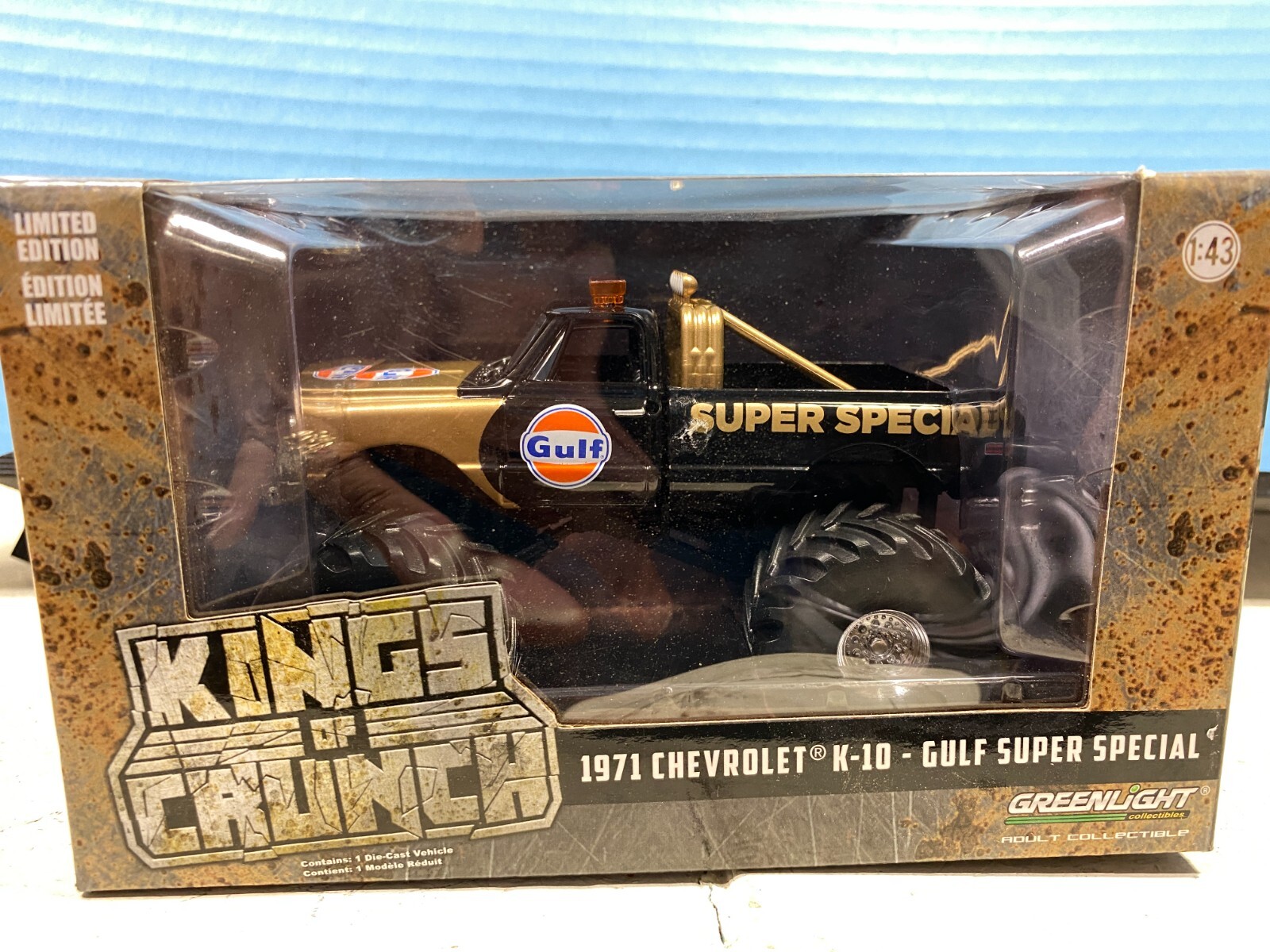 グリーンライト　1971 シボレー K-10 - ガルフ　スーパースペシャル グリーンライト 1971 シボレー K-10 - ガルフ スーパー