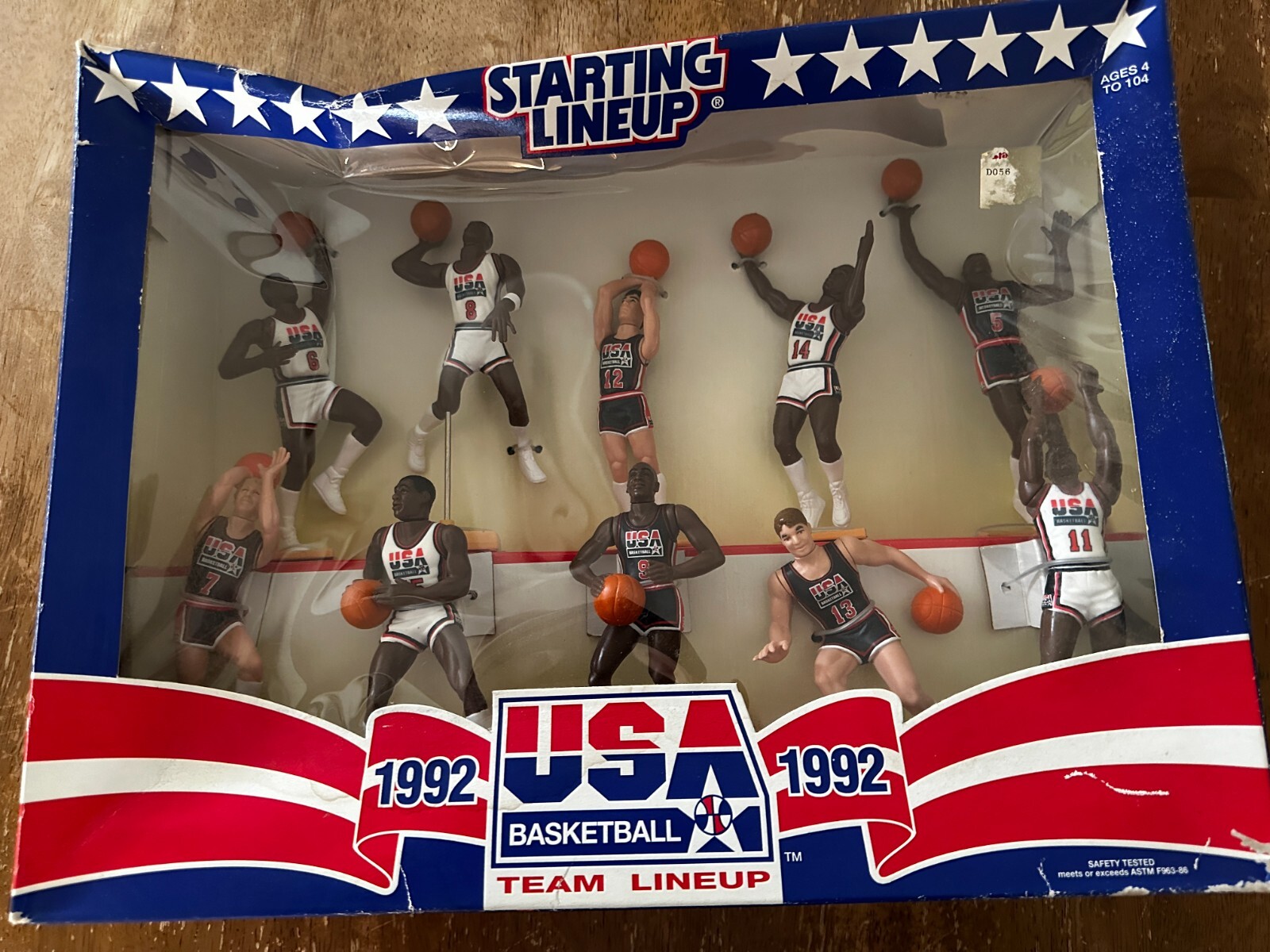 1992 NBA Olympic Dream Team Starting Lineup SLU USA