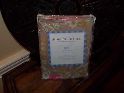NIP Pine Cone Hill Ume Taupe/Pink/Blue Euro Sham