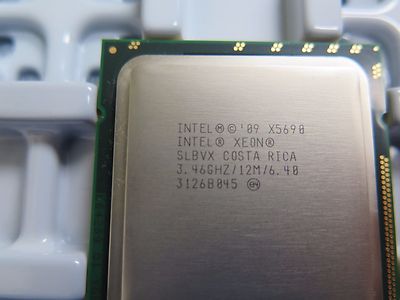 Intel Xeon X5690 SLBVX 3.46GHZ 12MB 6.4GT/s LGA 1366 Hex 6-Core CPU Processors