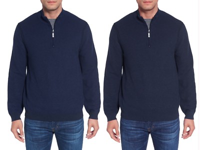 TOMMY BAHAMA Make Mine a Double Reversible 1/4 Zip Sweater Sz.XL NWT $138 