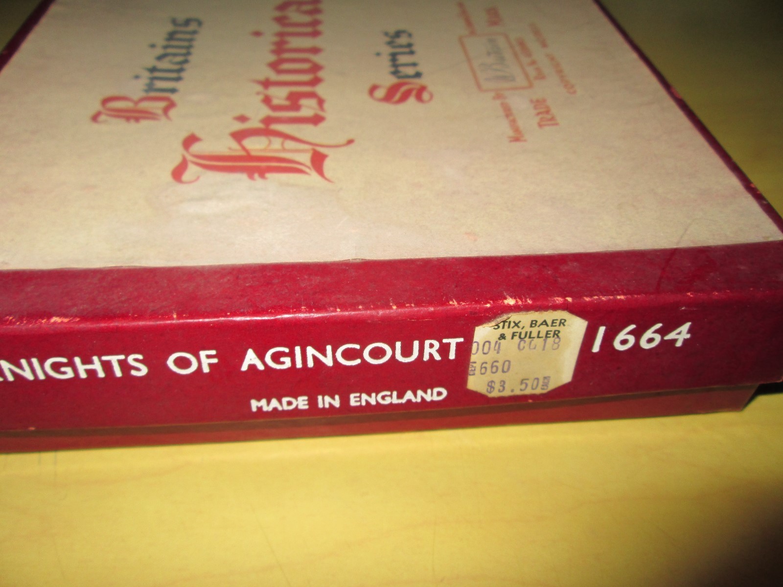 Britains Knights Of Agincourt Foot Knights # 1664 In Box